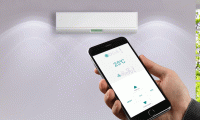 Air conditioner control application by iPhone