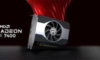 AMD officially launches Radeon RX 7400: 28 cores, 8GB GDDR6, consumes only 55W