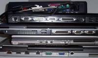 Common connection ports found on computers and their functions