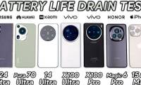 Compare the battery life of current flagship models