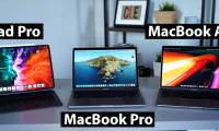 Comparing the 13-inch MacBook Pro with the MacBook Air and iPad Pro.