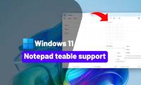 Detailed video tutorial on creating tables in Notepad.