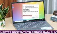 Encrypt contents to secure data is hidden, how to open it?