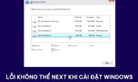 Error cannot next when installing Windows, what should I do?