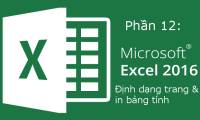 Excel 2016 - Lesson 12: Formatting pages and printing spreadsheets in Excel