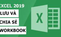 Excel 2019 (Part 3): Saving and Sharing Workbooks