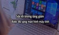 Fixing the issue of not being able to increase or decrease computer screen brightness.