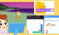 Fun programming exercises on Scratch for students in grades 2-5