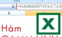 GAMMAINV function in Excel, how to use and examples