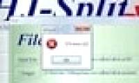 Handle I/O error 112 on HJSplit
