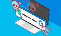 How do criminals use CAPTCHAs to spread malware?