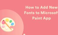 How to add fonts to Microsoft Paint