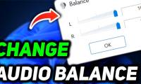 How to adjust audio balance in Windows 11