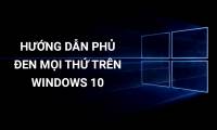 How to black out everything on Windows 10