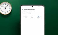 How to change the clock position on the status bar of Samsung phones