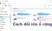 How to change the name (letter) of a Windows hard drive