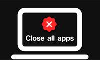 How to close all open applications at once on Windows 11?