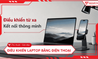 How to control your laptop using your phone quickly and efficiently.