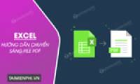 How to convert Excel files to PDF for free, extremely simple