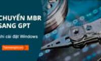 How to convert MBR to GPT when installing Windows