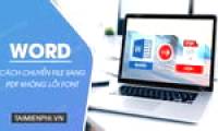 How to convert Word files to PDF simply and easily