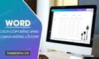 How to copy a table from Word to Canva while preserving formatting.