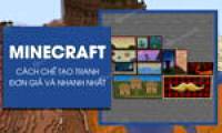 How to craft paintings in Minecraft