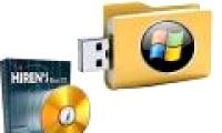 How to create a Hiren's BootCD bootable USB drive for Windows rescue.