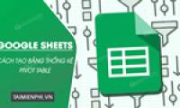 How to create a Pivot Table in Google Sheets