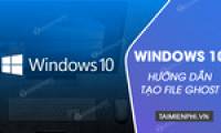 How to create a Windows 10 Ghost file, ISO format.