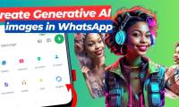 How to create AI images in WhatsApp chat