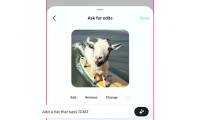 How to edit images using AI in Messenger