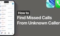 How to find missed calls from unknown numbers on iPhone