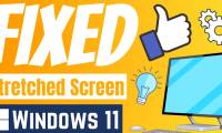 How to fix Windows 11 stretched screen