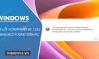 How to fix error VCRUNTIME140_1.dll was not found on Windows 10/11