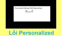 How to fix Personalized Settings error in Windows 11, 10 super quickly
