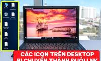 How to fix the error of icons on the desktop being converted to lnk extension