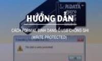 How to format a write-protected USB drive (Write Protected)