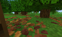 How to get fallen leaves in Minecraft