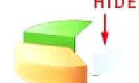 How to hide hard drive partitions and hard drives without using software.