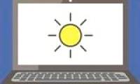 How to increase or decrease the brightness of your desktop computer screen.