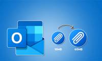 How to increase the Outlook attachment size limit