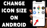How to increase icon size on Android