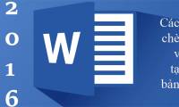 How to insert and create tables in Word 2016