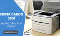 How to install Canon 2900 drivers on Windows 11/10/7 computers