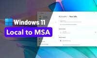 How to link a local account to a Microsoft account Windows 11