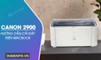 How to quickly and easily install a Canon 2900 printer on a Macbook.