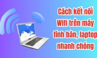 How to quickly connect to Wi-Fi on a desktop or laptop computer.
