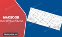 How to quickly open the virtual keyboard on a Macbook