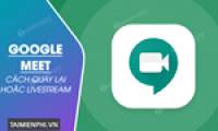 How to record a meeting on Google Meet and LiveStream on the app.